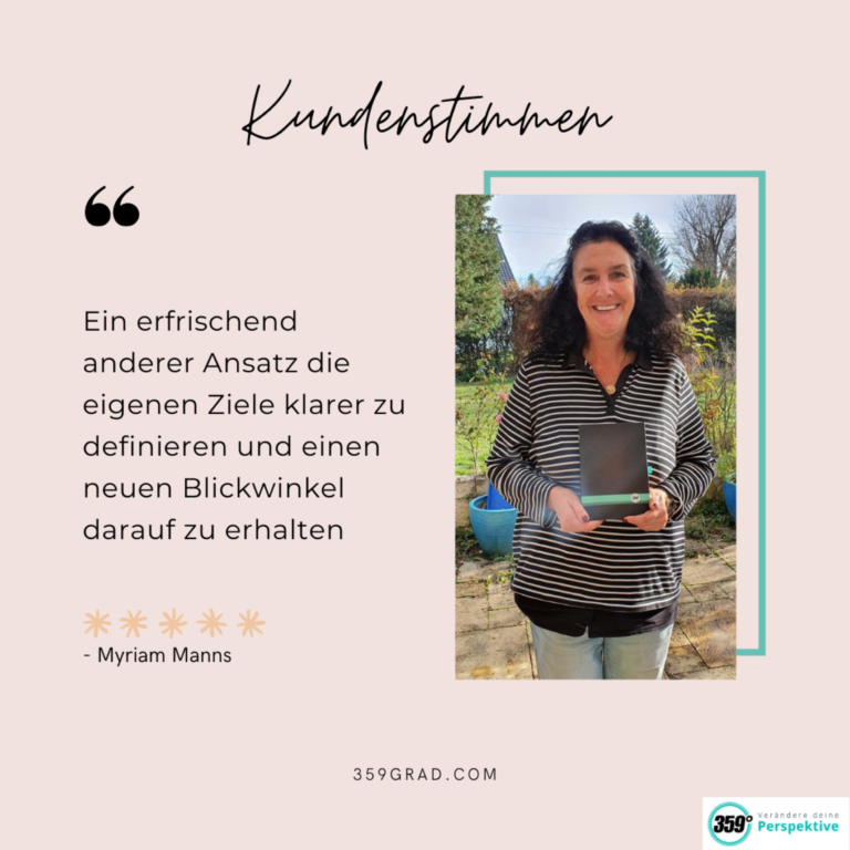 Rezension von einer Leserin namens Myriam